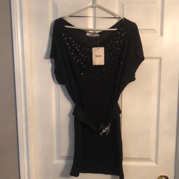 🌻2/$25🌻Bershka Studded Detailed Long BeltedTunic - Picture 1 of 6